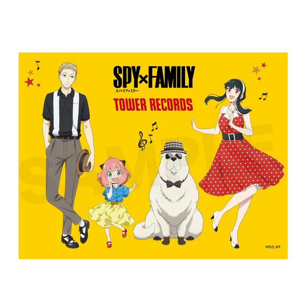 TVアニメ『SPY×FAMILY』 × TOWER RECORDS コラボグッズ 
