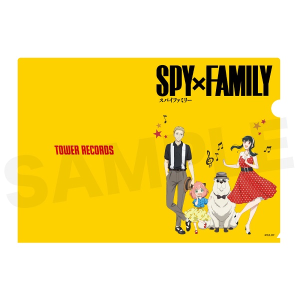 『SPY×FAMILY』 × TOWER RECORDS A4クリアファイル2枚セット1