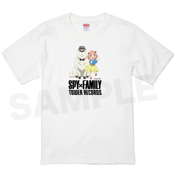 『SPY×FAMILY』 × TOWER RECORDS Tシャツ ホワイト