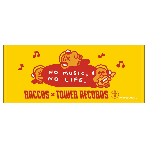 ラッコズ × TOWER RECORDS タオル