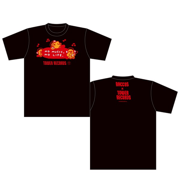 ラッコズ × TOWER RECORDS Tシャツ M/L/XL