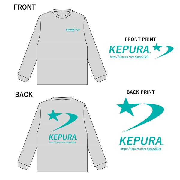 KEPURA Long T-shirts グレー
