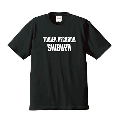 TOWER RECORDS SHIBUYA T-shirt ver.2 Black