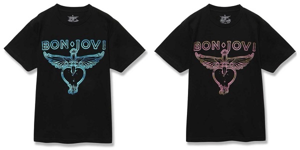 公式新作BONJOVI ユニホーム ボンジョヴィ フットボールチーム　美品　ボンジョヴィ 本物 Tシャツ