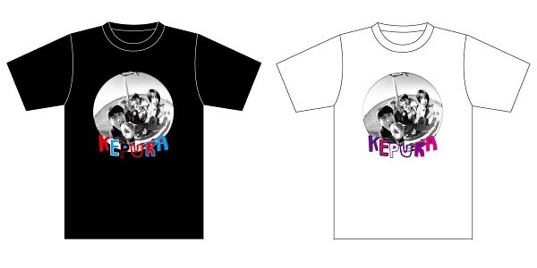 KEPURA Tour Photo T-shirt ブラック/ホワイト (M/L/XL)