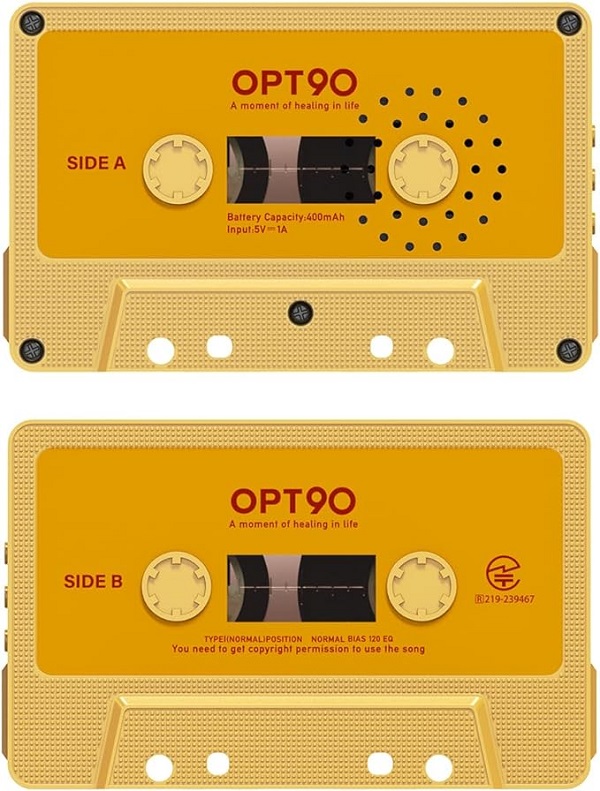 Cassette Speaker カセットプレーヤー型スピーカー Orange