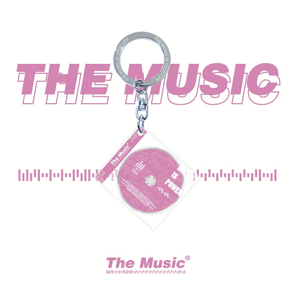 ミュージックキーホルダー CD【ver1.0】ピンク(Pink)