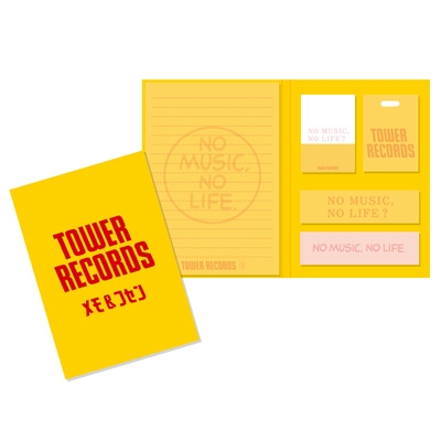 タワレコ ブック型付箋メモ