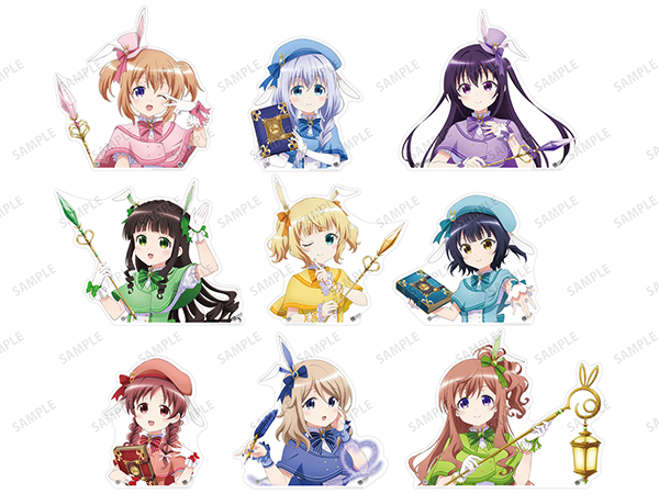 描き下ろし 魔法少女ver. 特大ダイカットアクリルパネル(全9種)