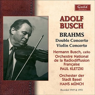 往年ドイツの名奏者、アドルフ・ブッシュのブラームス：ヴァイオリン 