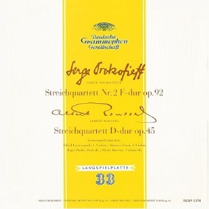 レーヴェングートSQのプロコフィエフ&ルーセル