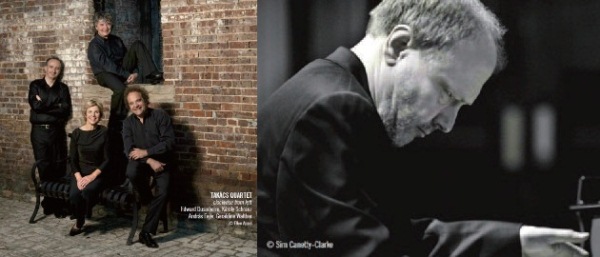 左、タカーチ弦楽四重奏団(© Ellen Appel)／右、マルク＝アンドレ・アムラン（ピアノ）(© Sim Canetty-Clarke)