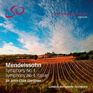 ガーディナー＆LSO、メンデルスゾーン第3弾～交響曲第1番＆第4番“イタリア”(SACDハイブリッド)