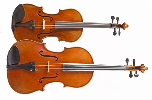 ヴァイオリンとビオラ