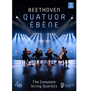 エベーヌ四重奏団がベートーヴェン：弦楽四重奏曲全集を映像で再収録
