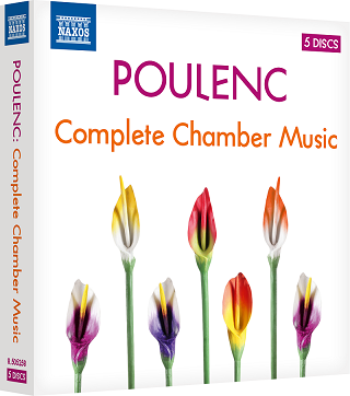 Naxosレーベルのプーランク：室内楽作品全集がBOX化！若き日の