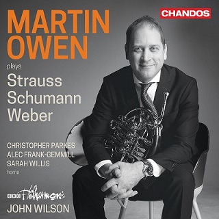 BBC響首席ホルン奏者マーティン・オーウェン！指揮はジョン・ウィルソン！シュトラウス、シューマン、ウェーバー：ホルン協奏曲集 - TOWER  RECORDS ONLINE