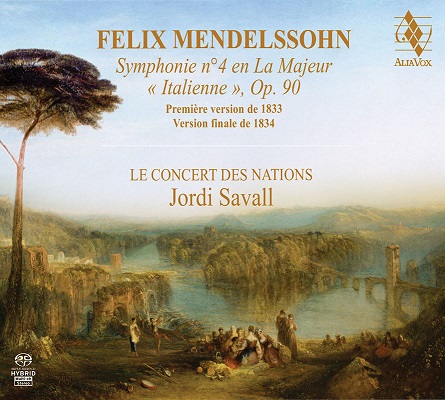 サヴァール＆ル・コンセール・デ・ナシオン/メンデルスゾーン:交響曲第4番“イタリア” 1833年初稿u00261834年最終稿(SACDハイブリッド) -  TOWER RECORDS ONLINE