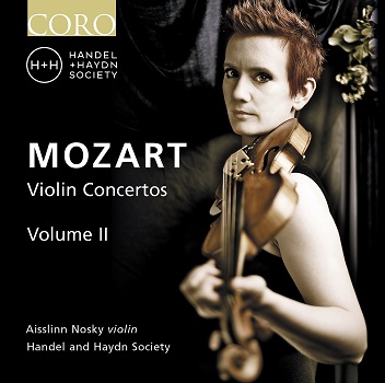 アイスリン・ノスキー弾き振り、ヘンデル＆ハイドン・ソサエティによるモーツァルトのヴァイオリン協奏曲集第2弾～第2番、第1番、第5番 - TOWER  RECORDS ONLINE