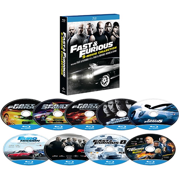 ワイルド・スピード』9ムービー・Blu-ray・コレクションが7月16日発売