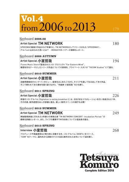 小室哲哉インタビューズ Tetsuya Komuro Interviews Complete Edition 2018<タワーレコード限定>