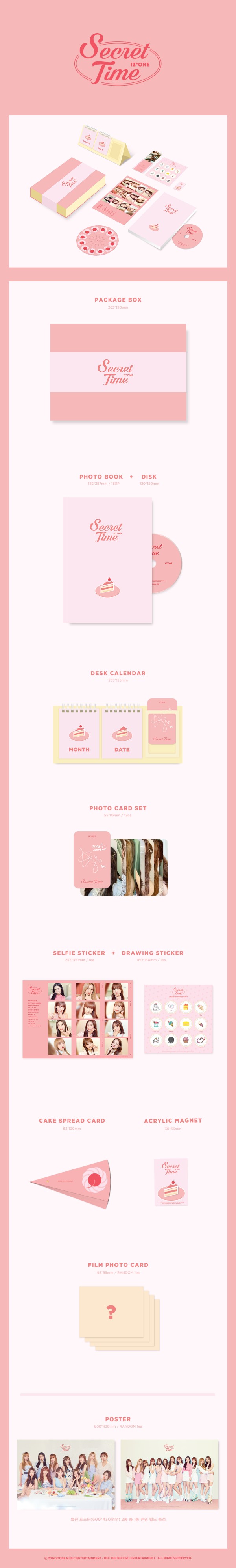 IZ*ONE/[Secret Time]PHOTOBOOK ［BOOK+DVD+GOODS］ 