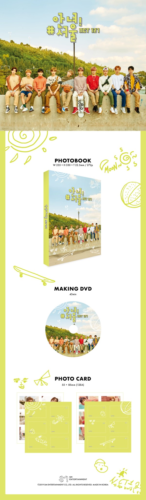 HI! #Seoul ［BOOK+DVD］ /NCT 127