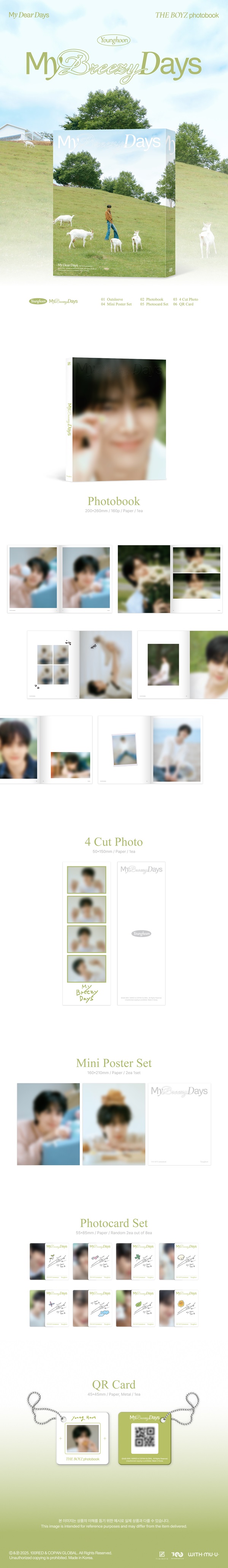 My Dear Days THE BOYZ photobook [YOUNGHOON - My Breezy Days]