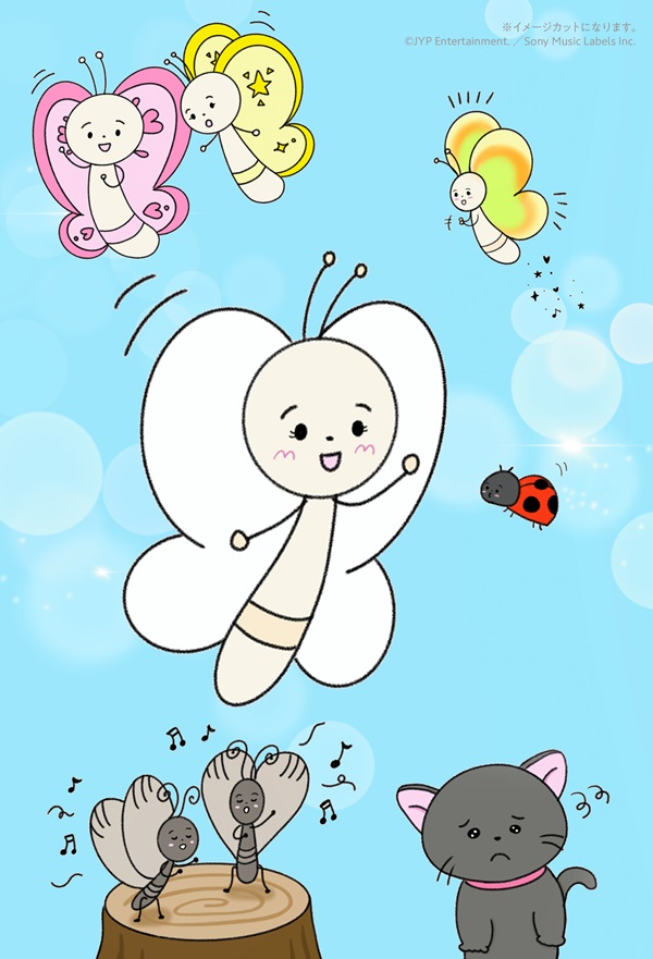 まっしろなちょうちょ