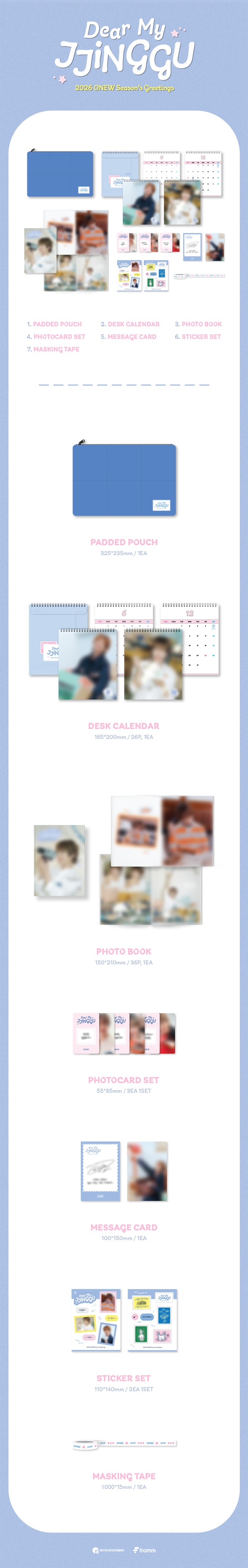 ONEW 2026 SEASON'S GREETINGS [Dear My JJINGGU] ［CALENDAR+GOODS］