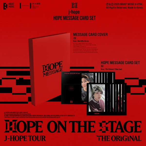 j-hope HOPE MESSAGE CARD SET