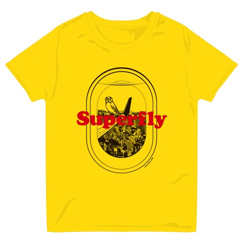 Superfly × TOWER RECORDS Window Tシャツ イエロー