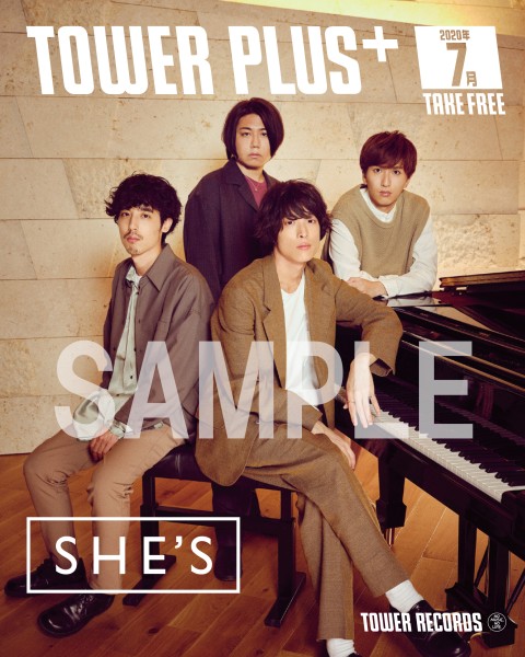 『TOWER PLUS+7月1日号』表紙：SHE'S