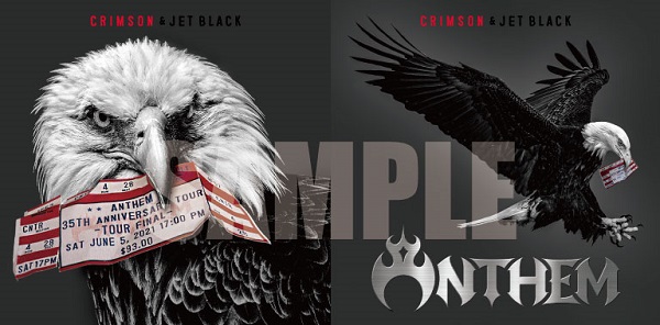 ANTHEM｜全曲英詞によるニューアルバム『CRIMSON & JET BLACK』4月21日