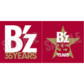 B'z 35th YEARS CDショップ キャンペーン実施！期間中対象の映像作品をご購入の方に先着で「B’z 35th YEARS ロゴステッカー（RED）」をプレゼント！