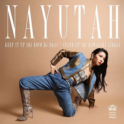 NAYUTAH｜7inchシングルレコード『KEEP IT UP/STAND UP』3月20日発売 