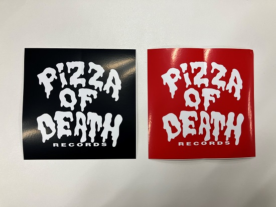 Ken Yokoyama｜期間限定特典「PIZZA OF DEATH RECORDSステッカー（黒 