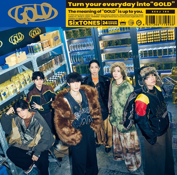 SixTONES 5thアルバム『GOLD』2025年1月15日発売！形態ごと別購入先着特典あり！ - TOWER RECORDS ONLINE