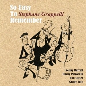 Stephane Grappelli『ジャズ・グラッペリ～ボストン・セッション』