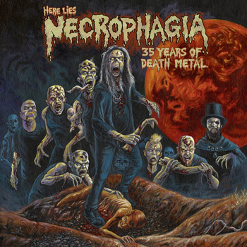 Necrophagia（ネクロフェイジア）ベスト・アルバム『Here Lies Necrophagia, 35 Years of Death Metal』