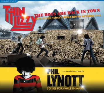 Phil Lynott、Thin Lizzy（フィル・ライノット、シン・リジィ ）｜ドキュメンタリー映画『フィル・ライノット：ソングス・フォー・ホワイル・アイム・アウェイ』と、ライヴ作品『シン・リジィ：「ヤツらは町へ」ライヴ・アット・シドニー1978』がブルーレイ/DVDとCDで構成  ...