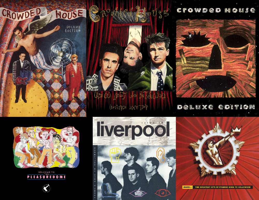 〈uDiscovermusicシリーズ第2弾〉Crowded House（クラウデッド・ハウス）、Frankie Goes To Hollywood（フランキー・ゴーズ・トゥ・ハリウッド）の名作6タイトルが再発