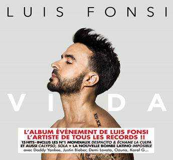 Luis Fonsi（ルイス・フォンシ）ニュー・アルバム『VIDA』