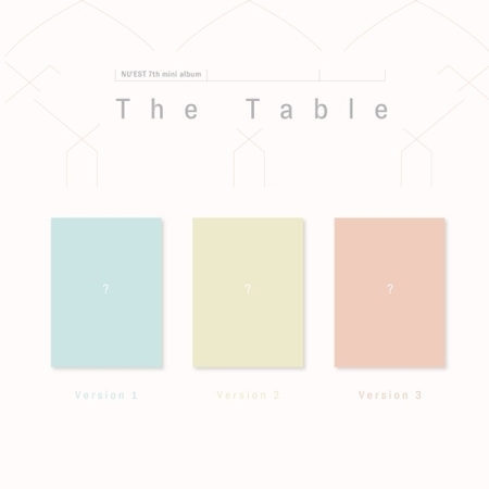 NU'EST、韓国7枚目のミニアルバム『The Table』