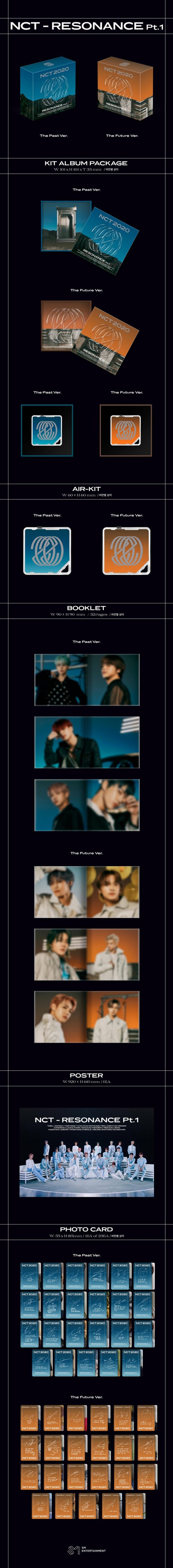 NCT｜韓国アルバム『The 2nd Album RESONANCE Pt.1』キットアルバム