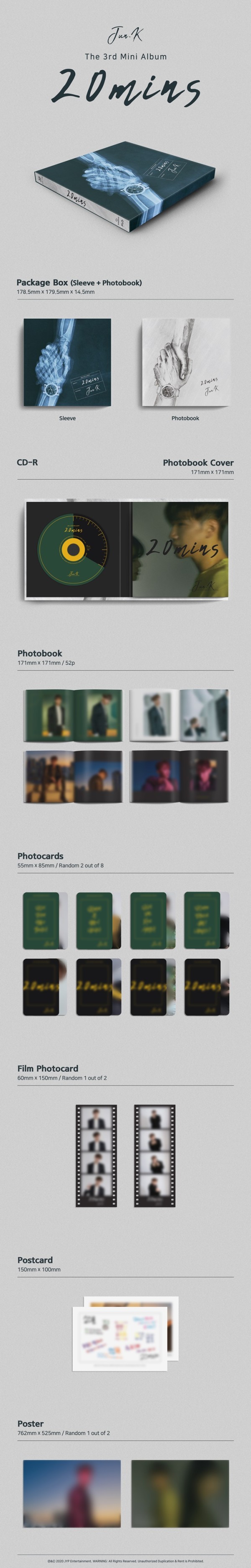Jun.K｜韓国サード・ミニアルバム『20分』｜