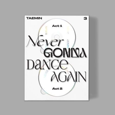 テミン｜韓国サードアルバムの合本盤『[NEVER GONNA DANCE AGAIN 