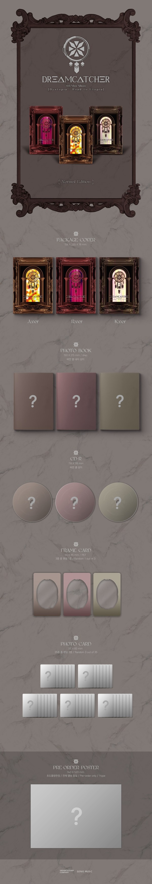 DREAMCATCHER|韓国6枚目のミニアルバム「Dystopia:Road to Utopia」