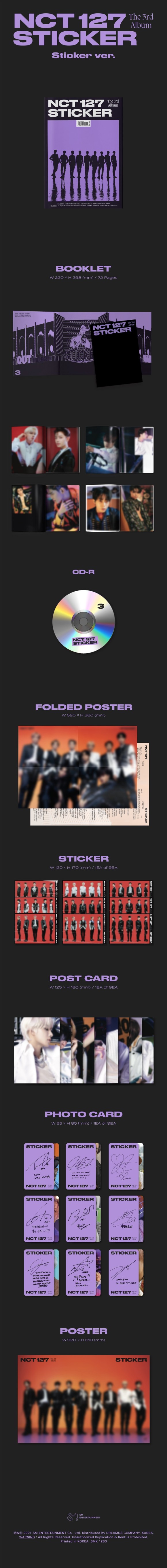 NCT 127｜韓国サード・フルアルバム『Sticker』 - TOWER RECORDS ONLINE