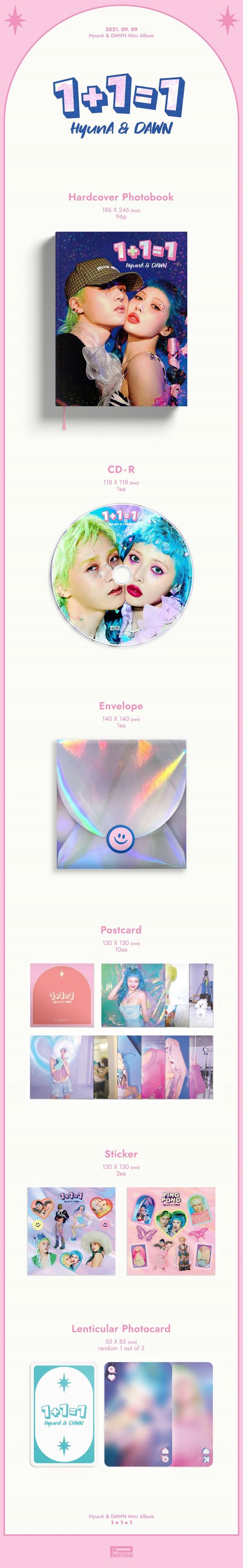 ヒョナ＆DAWN｜EPアルバム『1+1u003d1』 - TOWER RECORDS ONLINE